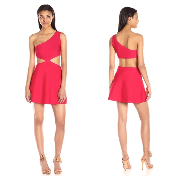 BCBG MAX AZRIA Dresses & Skirts - BCBG MAX AZRIA Jacquelin One-Shoulder Cutout Dress
